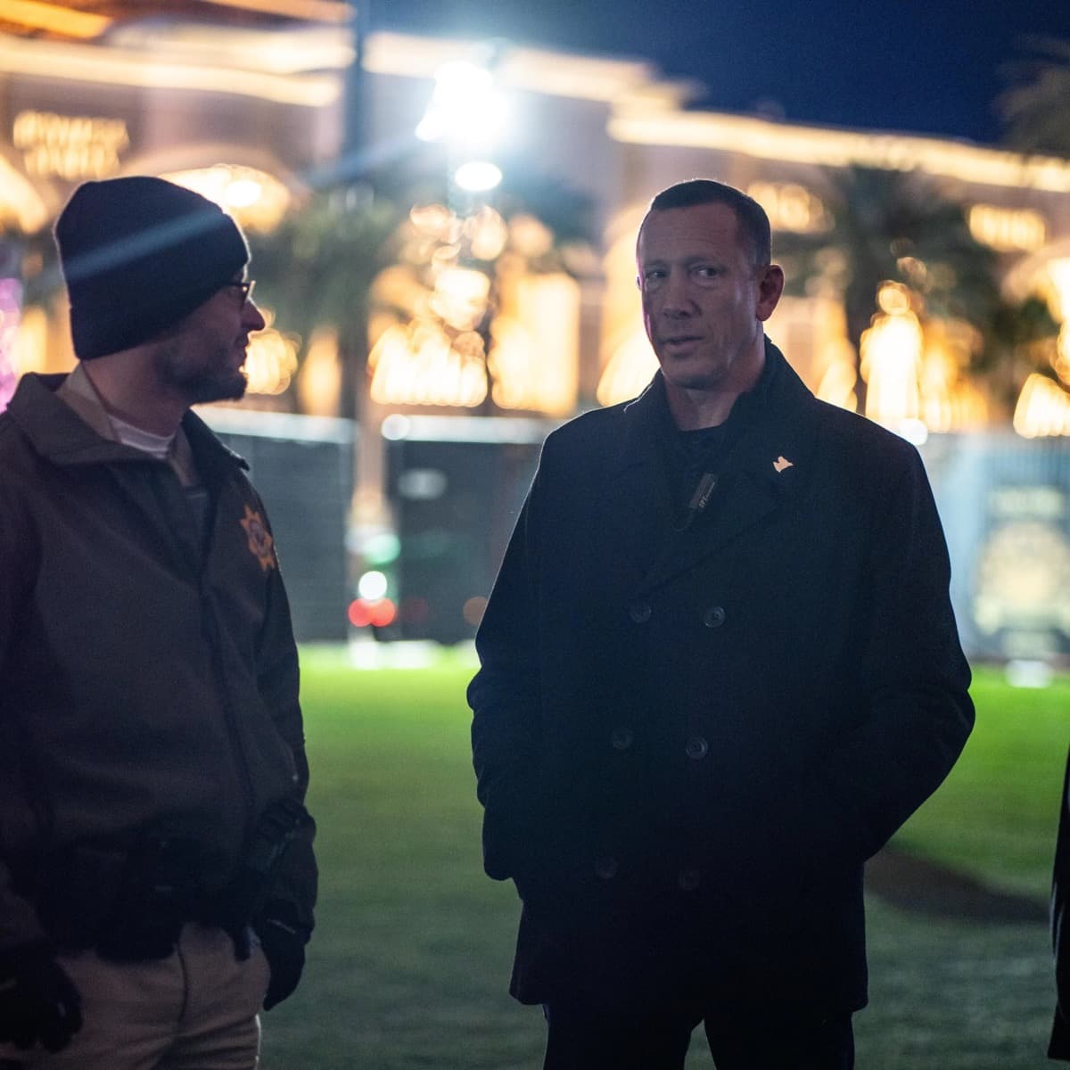 Close protection agent on executive protection detail